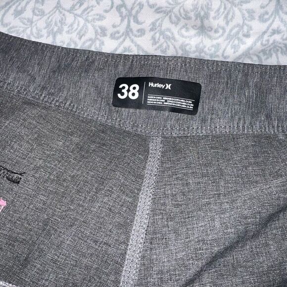 Hurley swim trunks pink monstera plant size 38 M - Picture 5 of 5